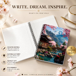 Kersenbloesem Japan Elegant Gouden Trouw cases Notitieboek