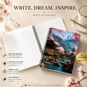 Kersenbloesem Japan Elegant Gouden Trouw cases Notitieboek