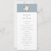 Kersenbloesem japandi bruiloft programma (Voorkant)