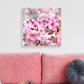 Kersenbloesem Japans bloemenroze sakura Bloemen Canvas Afdruk (Insitu (Woonkamer))
