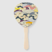 Kersenbloesem Japanse Bloem Rood Wit Handwaaier (Achterkant)