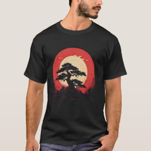 Kersenbloesem Japanse Bonsai boom Japan cultuur T-shirt