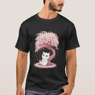 Kersenbloesem Japanse Boom Zoete kat Kittens Japa T-shirt