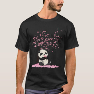 Kersenbloesem Japanse Panda T-shirt