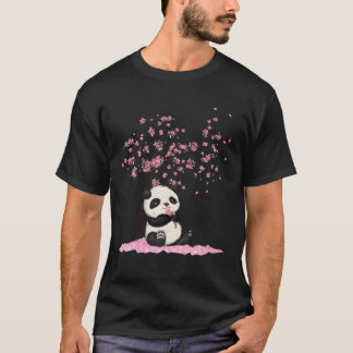 Kersenbloesem Japanse Panda T-shirt