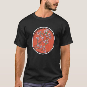 Kersenbloesem Japanse Zon Vlag Sakura Boom Japan T-shirt