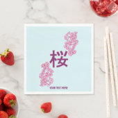 Kersenbloesem kanji Japans schrijven Servet (Insitu)