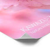 Kersenbloesem"Kawazu-zakura": Poster (Hoek)