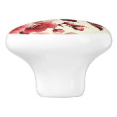 Kersenbloesem Keramische Knop (Zijkant)