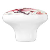 Kersenbloesem Keramische Knop (Zijkant)