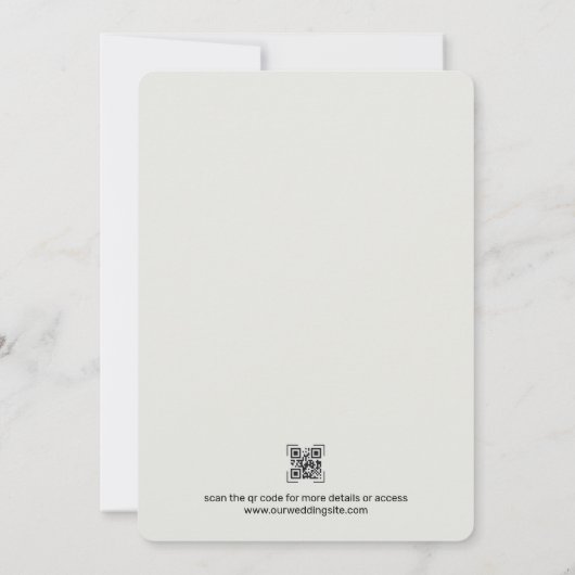 Kersenbloesem kunstboom kaart (Achterkant)