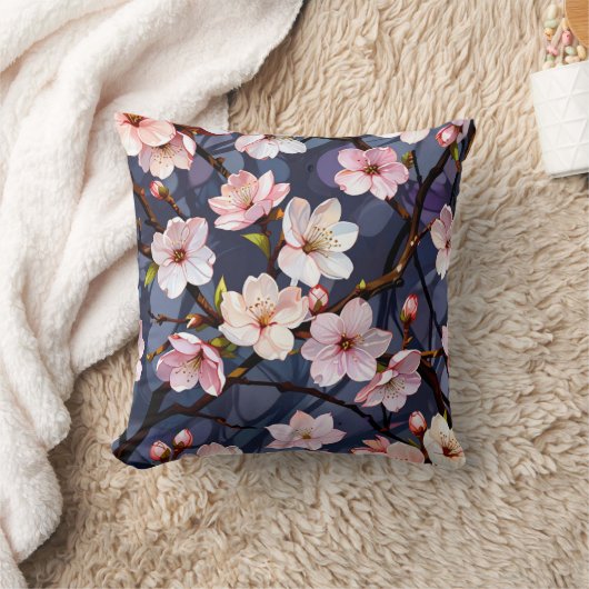 Kersenbloesem kussen. kussen (Deken)