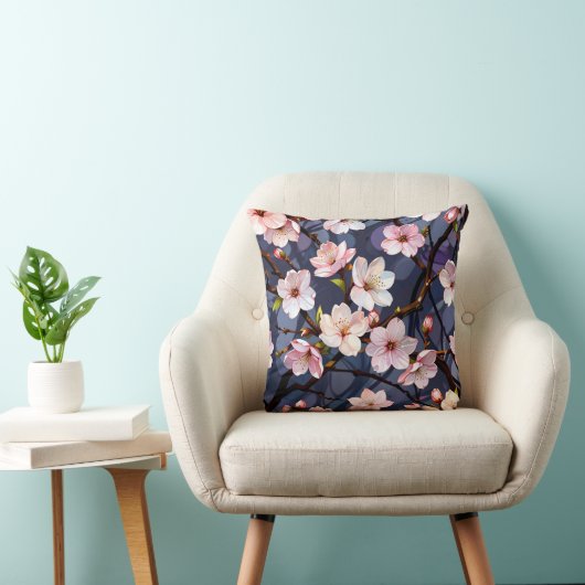 Kersenbloesem kussen. kussen (Stoel)