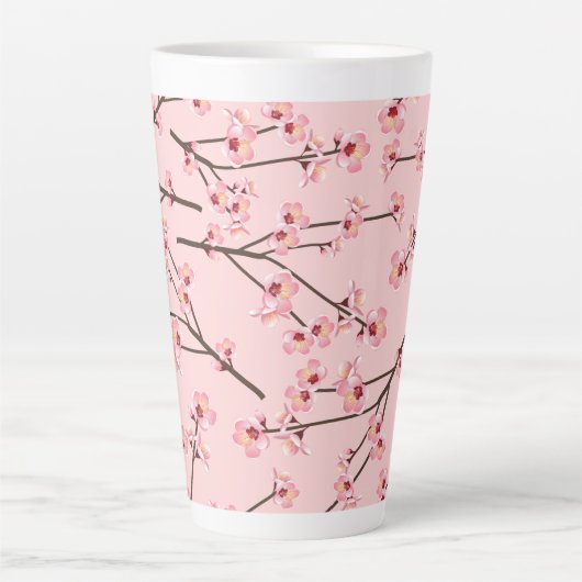 Kersenbloesem Latte Mok (Voorkant)