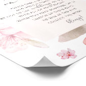 Kersenbloesem leg een ring op het spelposter poster (Hoek)