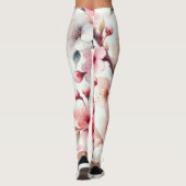 Kersenbloesem Leggings (Achterkant)