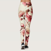 Kersenbloesem Leggings (Achterkant)