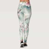 Kersenbloesem Leggings (Achterkant)