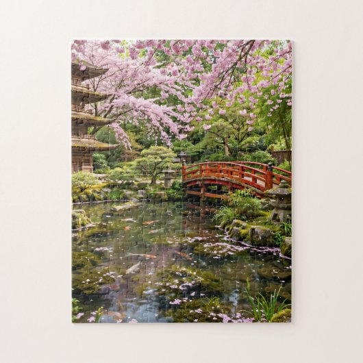 Kersenbloesem Legpuzzel (Verticaal)
