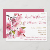 Kersenbloesem, Lente Vrijgezellenfeest Kaart (Voorkant / Achterkant)