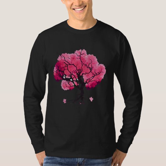 Kersenbloesem Levensboom T-shirt (Voorkant)