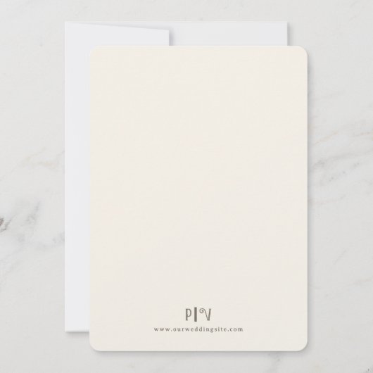  kersenbloesem Lijst bruiloft uitnodiging (Achterkant)