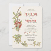  kersenbloesem Lijst bruiloft uitnodiging (Voorkant)