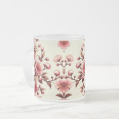 Kersenbloesem Matglas Koffiemok (Voorkant links)