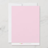 Kersenbloesem Meisje Geboorteaankondiging : baby r Aankondiging (Achterkant)