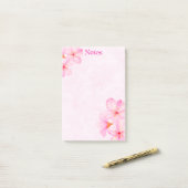 Kersenbloesem Mooie Roze Op Maat Post-it® Notes (Op bureau)