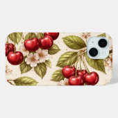 Kersenbloesem Motief Rode Kersen Case-Mate iPhone Case (Achterkant (horizontaal))