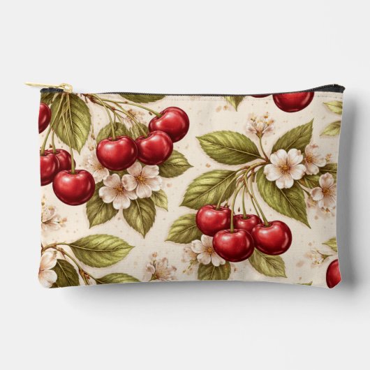 Kersenbloesem Motief Rode Kersen  Etui (Voorkant)