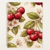 Kersenbloesem Motief Rode Kersen Planner (Voorkant)