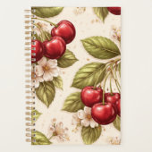 Kersenbloesem Motief Rode Kersen Planner (Voorkant)