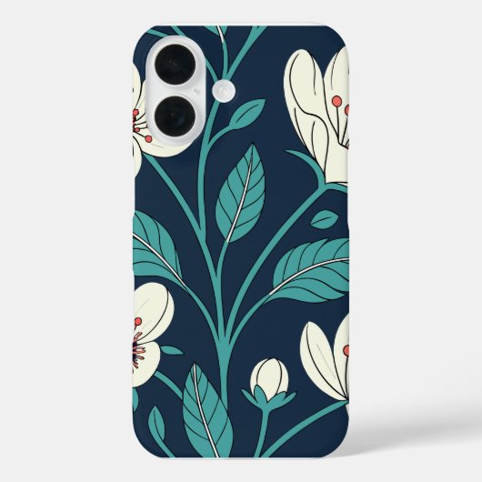  Kersenbloesem Naadloos Patroon – Elegant Case-Mate iPhone Case (Achterkant)