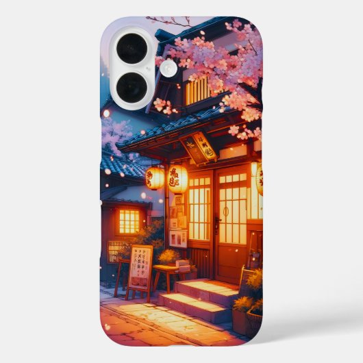 Kersenbloesem Nacht in Oud Japan Case-Mate iPhone Case (Achterkant)