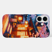 Kersenbloesem Nacht in Oud Japan Case-Mate iPhone Case (Achterkant (horizontaal))