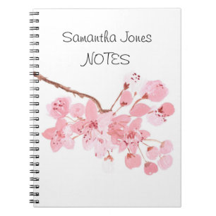 Kersenbloesem Natuur Sakura Floral Japans Notitieboek