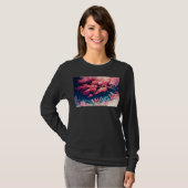 Kersenbloesem Omhelzing T-shirt (Voorkant volledig)