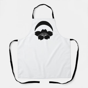 Kersenbloesem onder halvemaan schort