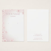 Kersenbloesem oorbel display kaart (Voorkant /achterkant)