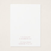 Kersenbloesem oorbel display kaart (Achterkant)