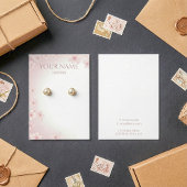 Kersenbloesem oorbel display kaart