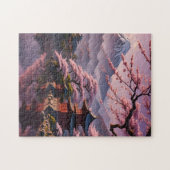 Kersenbloesem Pagodas Jigsaw Puzzel (Horizontaal)