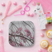 Kersenbloesem Papieren Bordje (Feest)