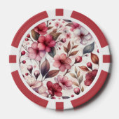 Kersenbloesem Poker Chips (Voorkant)