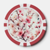 Kersenbloesem Poker Chips (Voorkant)