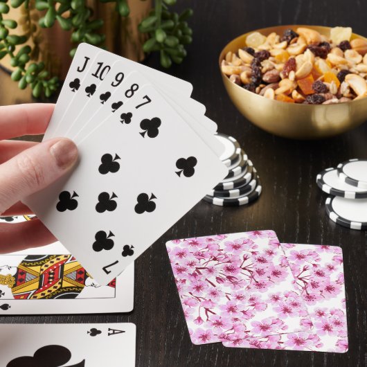 Kersenbloesem Pokerkaarten (Insitu)