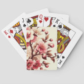 Kersenbloesem Pokerkaarten (Achterkant)