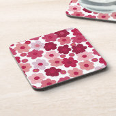 kersenbloesem-pop bier onderzetter (Linkerzijde)